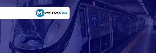 banner da concessão metroviária, concessionária MetrôRio