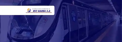 banner da concessão metroviária, concessionária Rio Barra