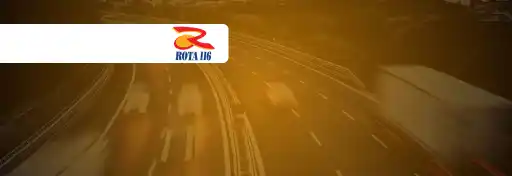 banner da concessão rodoviária, concessionária Rota 116