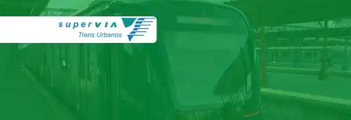 banner da concessão ferroviária, concessionária SuperVia